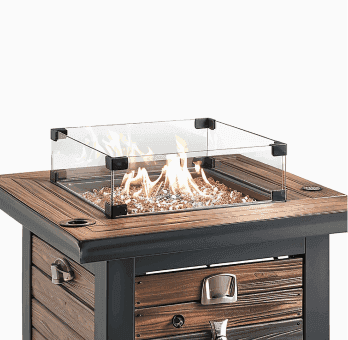 Outdoor Kitchen with a Fire Pit