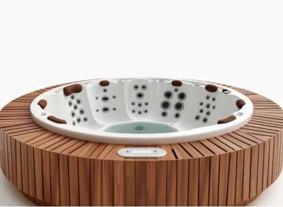 Deck-Integrated Hot Tub