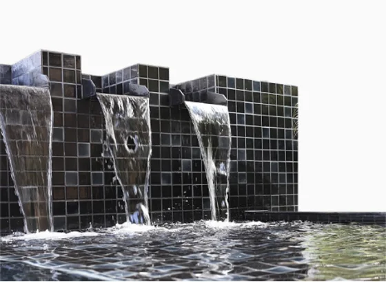 Pool with Water Features